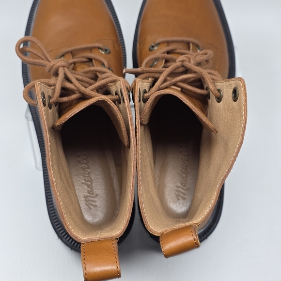 Madewell Brown Combat & Moto Boots - Picture 9 of 10